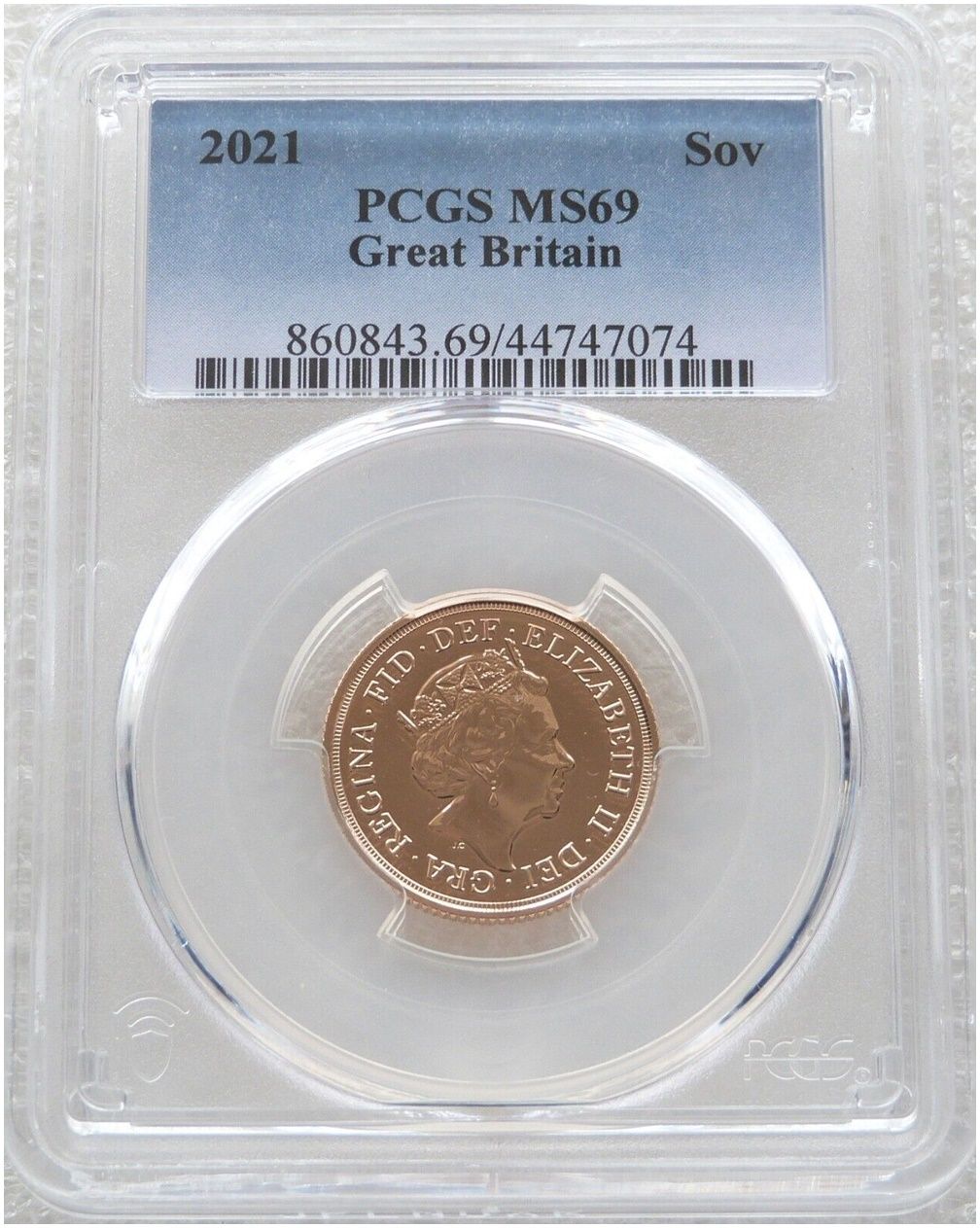 2021 St George and the Dragon Full Sovereign Gold Coin PCGS MS69