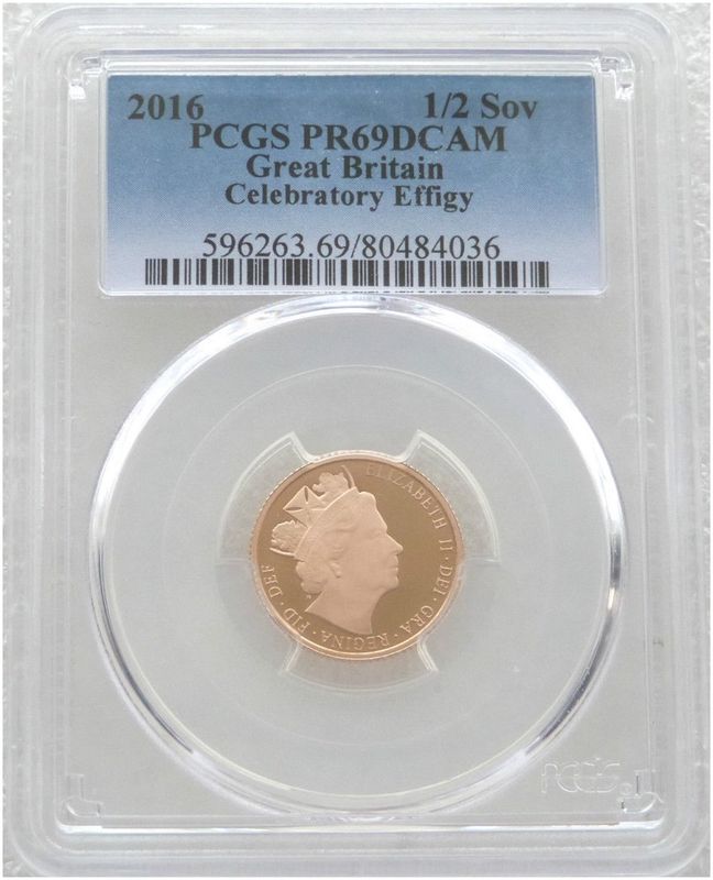 2016 Queens 90th Birthday Half Sovereign Gold Proof Coin PCGS PR69 DCAM - James Butler