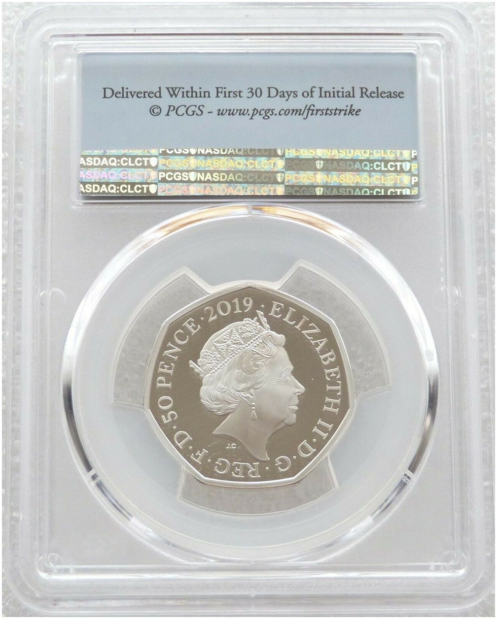 2019 Kew Gardens 50p Silver Proof Coin PCGS PR69 DCAM FS