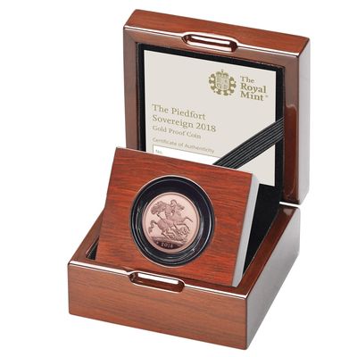 British Piedfort Sovereign Gold Coins
