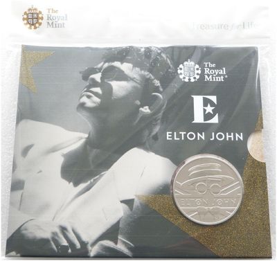 2020 Music Legends Elton John The Very Best £5 Brilliant Uncirculated Coin Pack Sealed