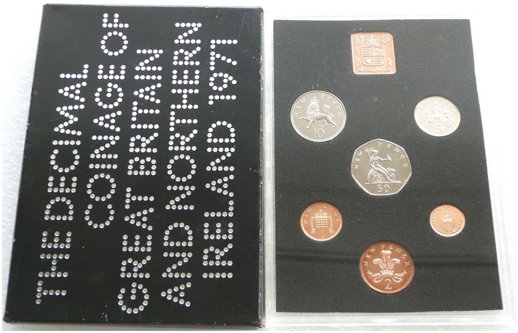 1971 Royal Mint Standard First Ever Decimal Proof 6 Coin Set