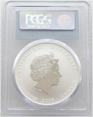 2009 Australia Lunar Ox Colour $1 Silver 1oz Coin PCGS MS70 2009 Australia Lunar Ox Colour $1 Silver 1oz Coin PCGS MS70