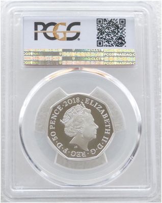 2018 Paddington at Buckingham Palace 50p Silver Proof Coin PCGS