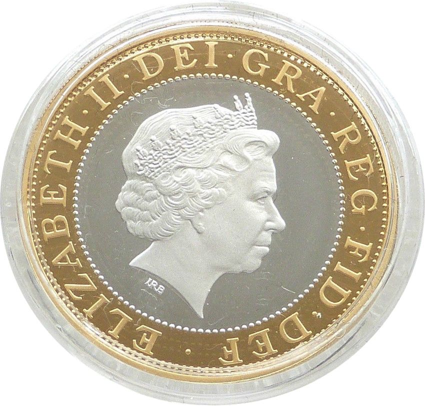 2002 Commonwealth Games Piedfort £2 Silver Proof 4 Coin Set Box Coa