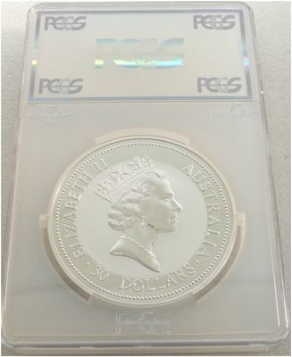 1997 Australia Kookaburra $30 Silver Kilo Coin PCGS MS67