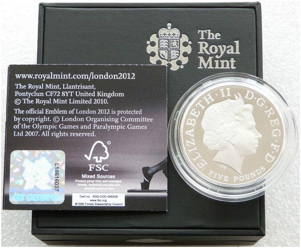2012 OLYMPICS COUNTDOWN PIEFORT £5 銀貨 2012 OLYMPICS COUNTDOWN PIEFORT £5 銀貨 2012 OLYMPICS