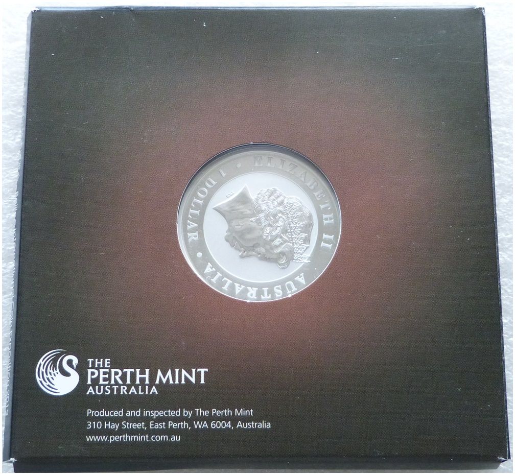 2012 Australia Outback Beijing Coin Expo Kangaroo Colour $1