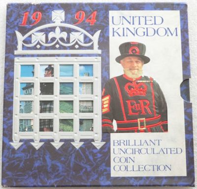 1994 Royal Mint Annual Brilliant Uncirculated 8 Coin Set