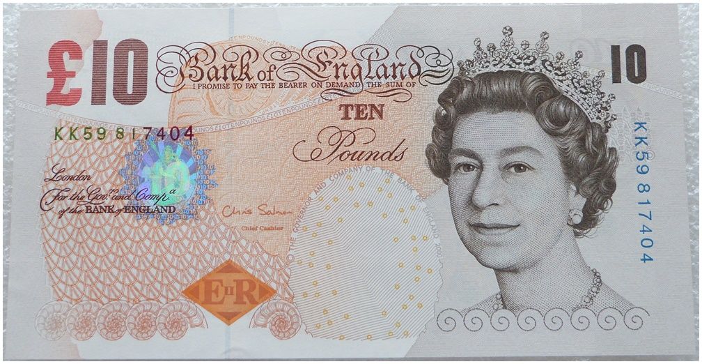 2012 Bank of England Chris Salmon Darwin £10 Ten Pound Banknote Uncirculated
