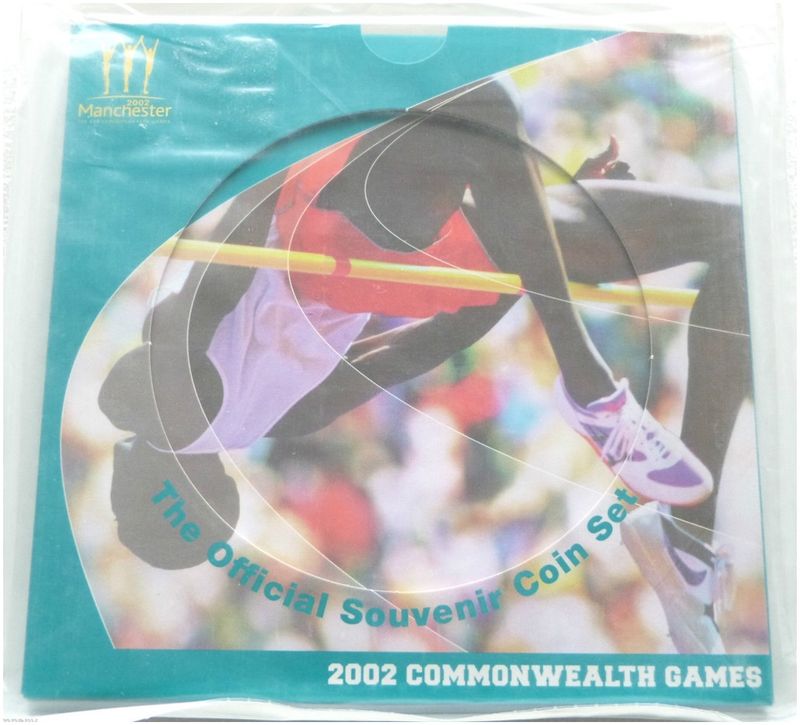 2002 Commonwealth Games £2 Brilliant Uncirculated 4 Coin Set Pack Sealed