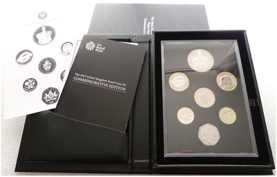 2013 Royal Mint Deluxe Commemorative Proof 7 Coin Set Box Coa 2013 Royal Mint Deluxe Commemorative Proof 7 Coin Set Box Coa