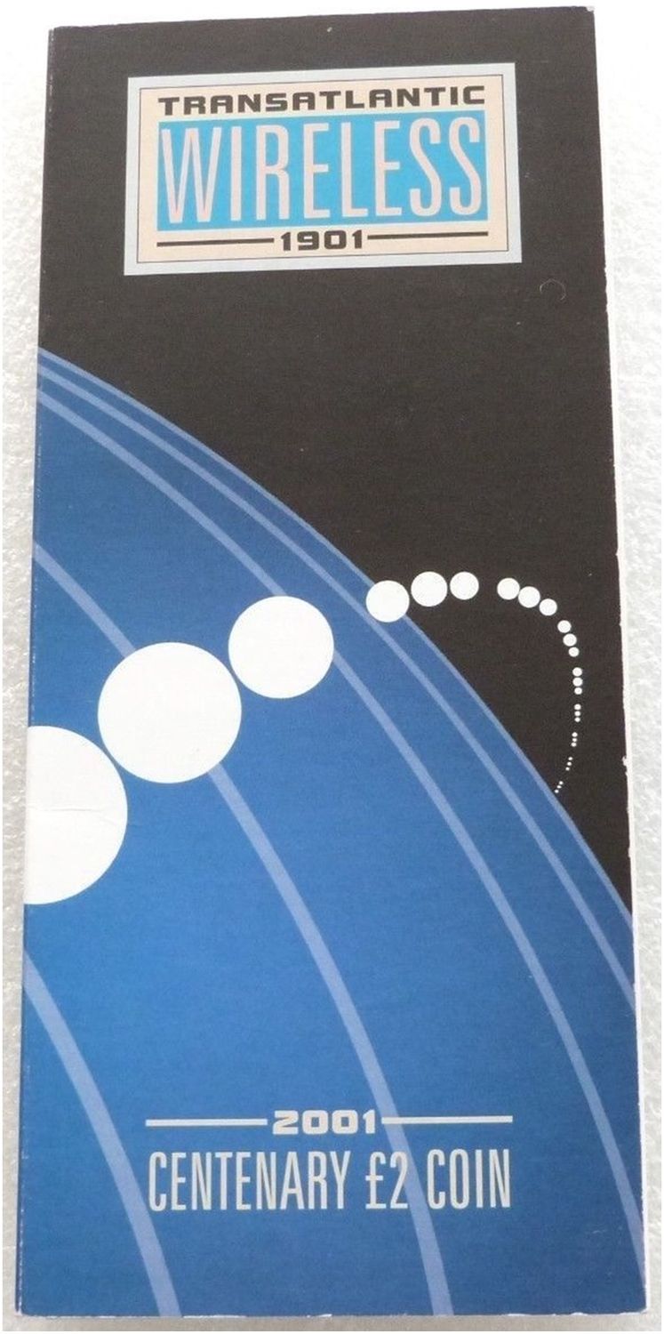 2001 Marconi £2 Brilliant Uncirculated Coin Pack 2001 Marconi £2 Brilliant Uncirculated Coin Pack