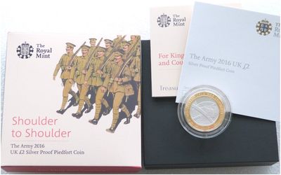 2016 First World War Army Pals Battalions Piedfort £2 Silver Proof Coin Box Coa 2016 First World War Army Pals Battalions Piedfort £2 Silver Proof Coin Box Coa