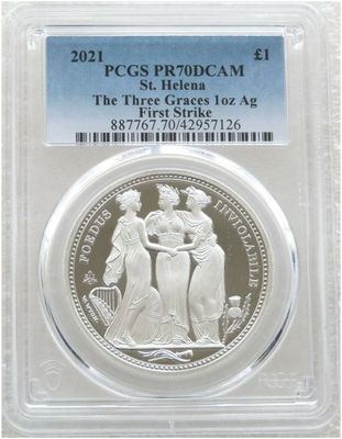 Saint Helena Graded Silver Coins