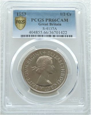 Elizabeth II Half Crown Coins