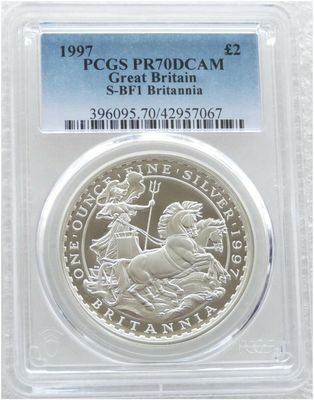 Graded Britannia Silver Coins