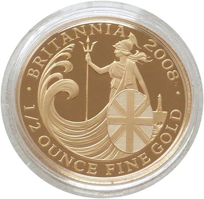 1/2oz Gold Proof Britannia Coins