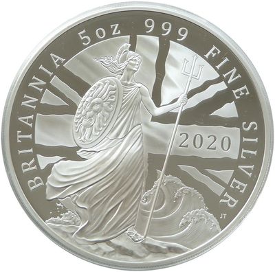 Britannia £10 Silver Proof 5oz Coins