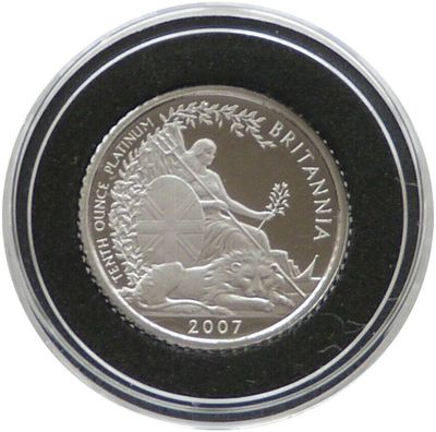 Britannia £10 Platinum Proof 1/10oz Coins