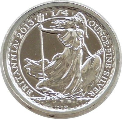 Britannia 50p Silver 1/4oz Coins