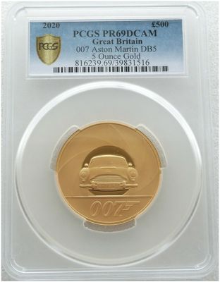 Graded James Bond Coins