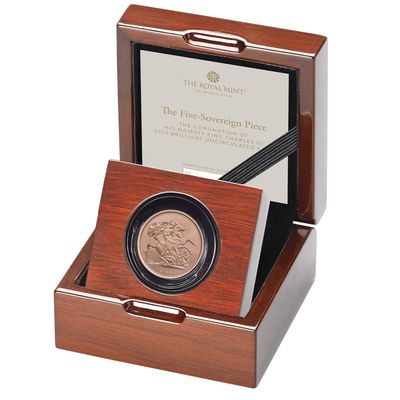Five Sovereign Gold Coins (£5)