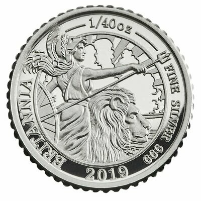 Britannia 5p Silver 1/40oz Coins