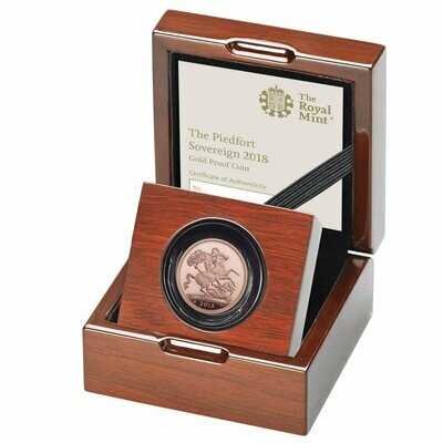 Piedfort Sovereign Gold Coins