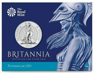 British £50 Silver Coins