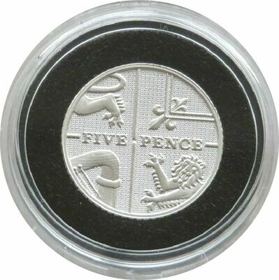 British 5p Silver Coins