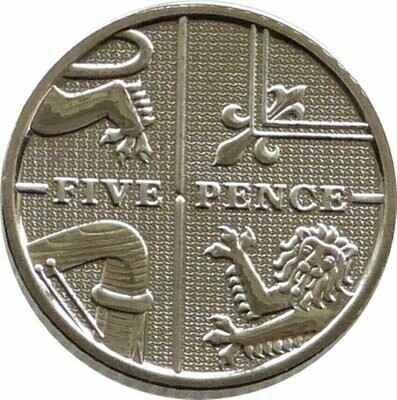5p Uncirculated Coins