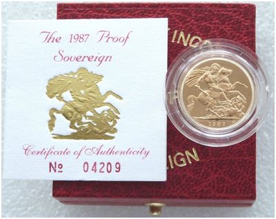 1987 Sovereign Gold Coins