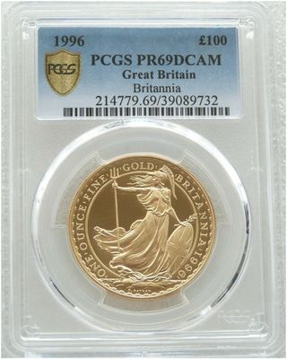 1996 Britannia Coins