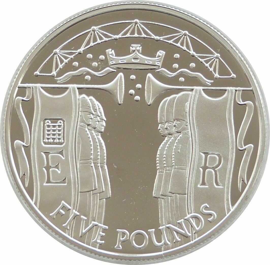 2002 Alderney Golden Jubilee £5 Silver Gold Proof Coin