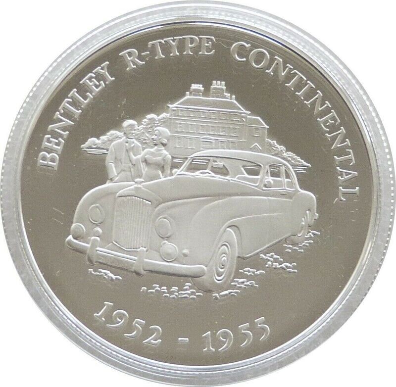 2009 Alderney Classic British Motor Cars Bentley R-Type Continental £5 Silver Proof Coin 2009 Alderney Classic British Motor Cars Bentley R-Type Continental £5 Silver Proof Coin