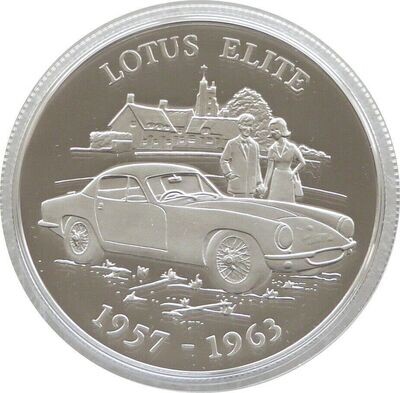 2009 Alderney Classic British Motor Cars Lotus Elite £5 Silver Proof Coin 2009 Alderney Classic British Motor Cars Lotus Elite £5 Silver Proof Coin