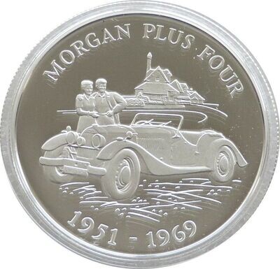 2009 Alderney Classic British Motor Cars Morgan Plus Four £5 Silver Proof Coin 2009 Alderney Classic British Motor Cars Morgan Plus Four £5 Silver Proof Coin