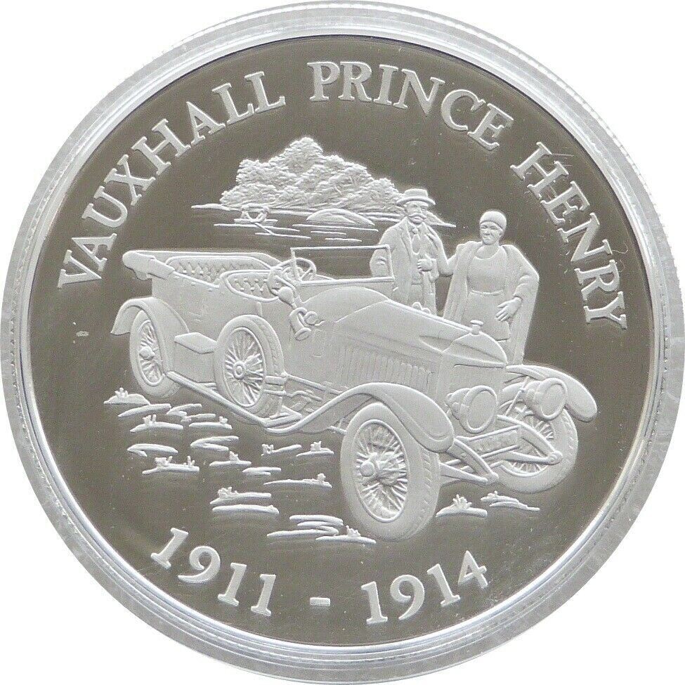 2009 Alderney Classic British Motor Cars Vauxhall Prince Henry £5 Silver Proof Coin 2009 Alderney Classic British Motor Cars Vauxhall Prince Henry £5 Silver Proof Coin