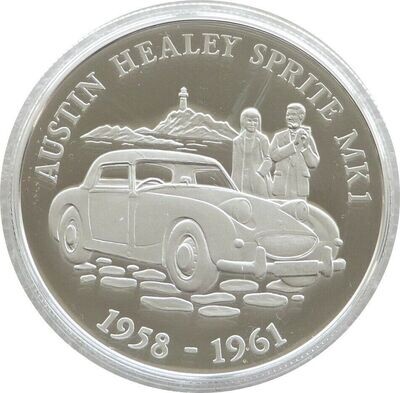 2009 Alderney Classic British Motor Cars Austin Healey Sprite MK1 £5 Silver Proof Coin 2009 Alderney Classic British Motor Cars Austin Healey Sprite MK1 £5 Silver Proof Coin