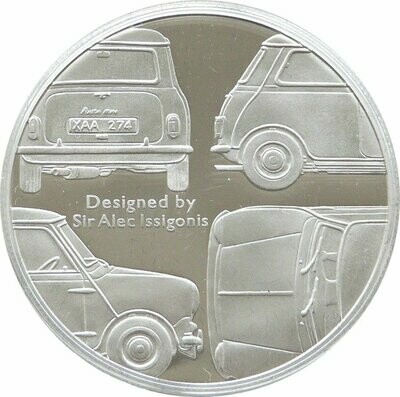 2009 Alderney Mini Motor Car 50th Anniversary Sections £5 Silver Proof Coin 2009 Alderney Mini Motor Car 50th Anniversary Sections £5 Silver Proof Coin