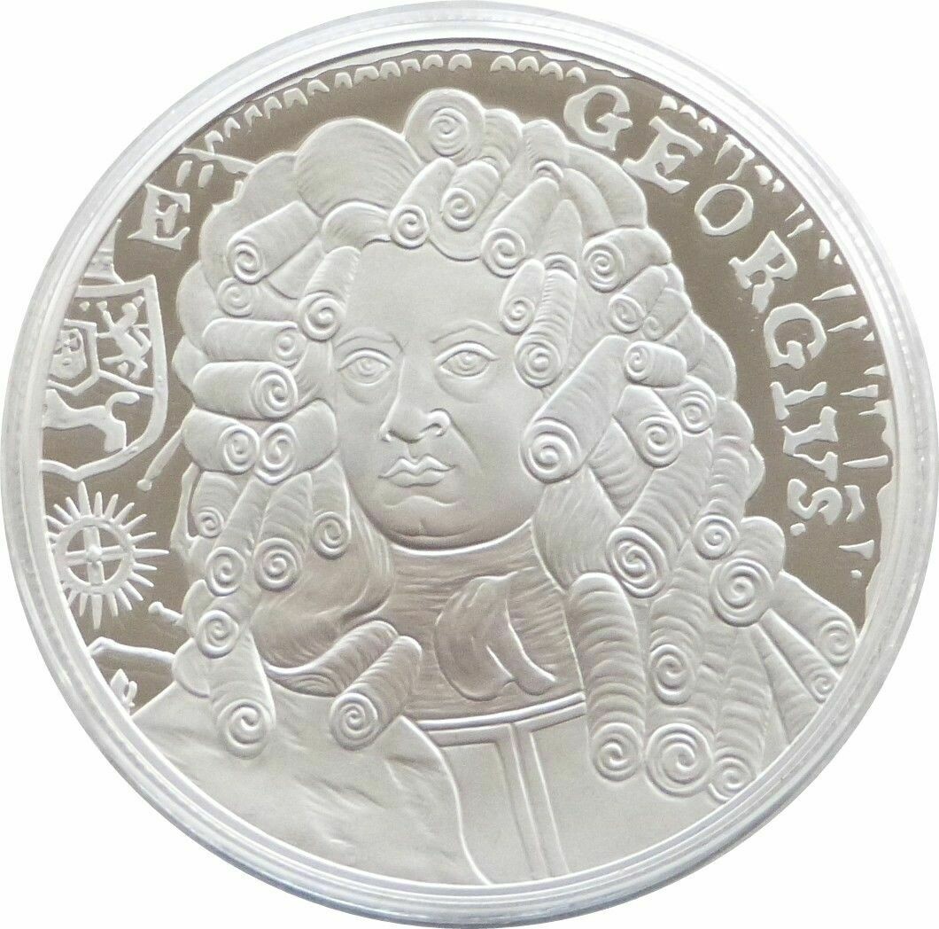 2014 Alderney King George I £5 Silver Proof Coin Box Coa 2014 Alderney King George I £5 Silver Proof Coin Box Coa