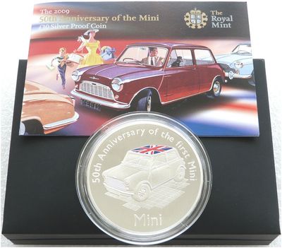 2009 Alderney Mini Motor Car £10 Silver Proof 5oz Coin Box Coa 2009 Alderney Mini Motor Car £10 Silver Proof 5oz Coin Box Coa