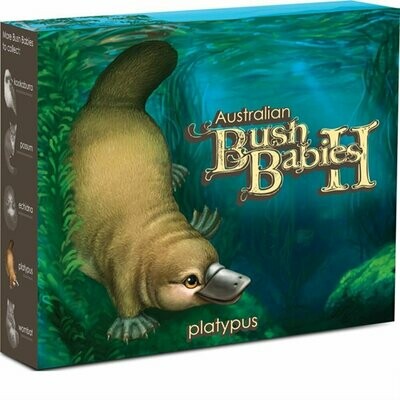 2013 Australia Bush Babies II Platypus 50c Silver Proof 1/2oz Coin Box Coa