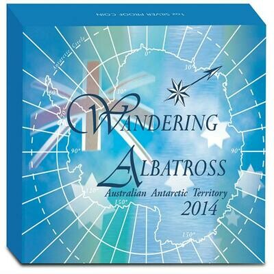 2014 Australia Antarctic Territory Wandering Albatross $1 Silver Proof 1oz Coin Box Coa 2014 Australia Antarctic Territory Wandering Albatross $1 Silver Proof 1oz Coin Box Coa