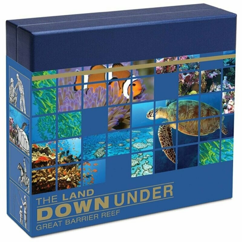2014-P Australia Land Down Under Great Barrier Reef $25 Gold Proof 1/4oz Coin Box Coa 2014-P Australia Land Down Under Great Barrier Reef $25 Gold Proof 1/4oz Coin Box Coa