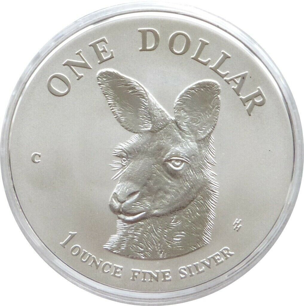 1995 Australia Kangaroo $1 Frosted Silver 1oz Coin