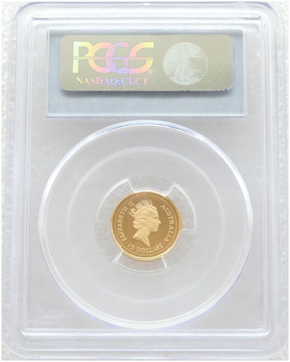 1998 Australia Lunar Tiger $15 Gold Proof 1/10oz Coin PCGS PR69 DCAM