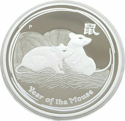2008-P Australia Lunar Mouse $2 Silver Proof 2oz Coin 2008-P Australia Lunar Mouse $2 Silver Proof 2oz Coin
