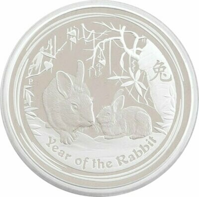 2011-P Australia Lunar Rabbit $2 Silver Proof 2oz Coin 2011-P Australia Lunar Rabbit $2 Silver Proof 2oz Coin